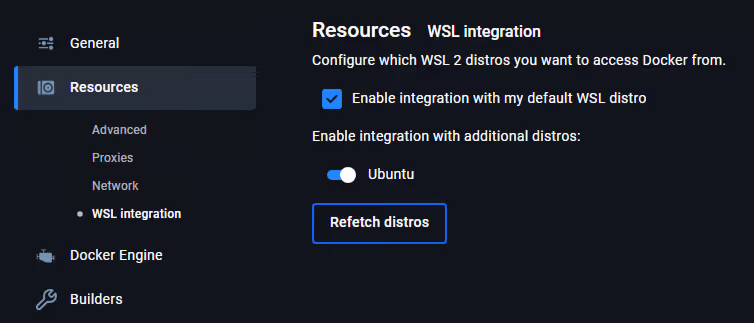 Configuração Docker Desktop